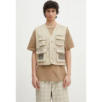 Dámská vesta Bavlněná vesta Kenzo, XL, béžová, 80X