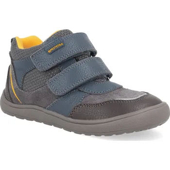 Dívčí obuv Barefoot dětské kotníkové boty Protetika - Banet grey šedé/modré Velikost: 34