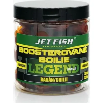 Boilies Jet Fish Boosterované Boilie Legend Range Banán Chilli 250 ml Průměr: 24 mm