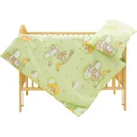 Povlečení do postýlky 2dílné Scarlett Mráček - zelená - 90 x 120 cm