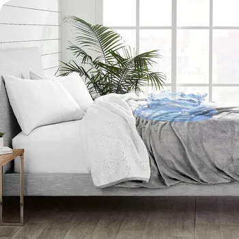 Prostěradlo Deka Bestcovers polyester 75 cm x 100 cm šedá