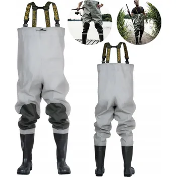 Rybářské oblečení Brodící kalhoty Pros PREMIUM POLSKÉ FISHING WATER BOOT vel. 47 šedé