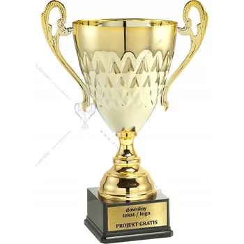 Zlatý Kovový Pohár 50 cm + GRAVÍROVÁNÍ DÁREK