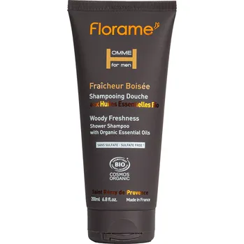 Šampon Sprchový šampon HOMME Woody Freshness 200 ml BIO FLORAME