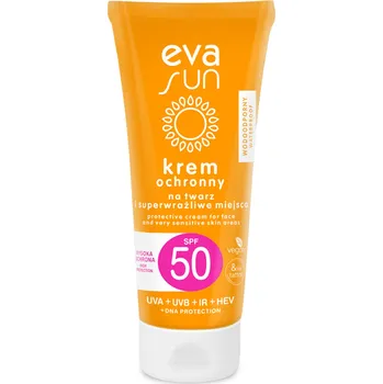 Přípravek na opalování Eva Sun Ochranný krém na obličej a velmi citlivé oblasti SPF 50, 50 ml