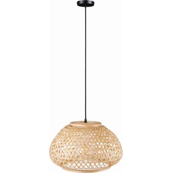 Závěsné svítidlo BOHO bambusový výplet velké 1xE27