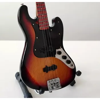 Elektrická kytara Miniatura kytary Music Legends PPT-MK186 John Paul Jones Led Zeppelin 1962 Fender Jazz Bass