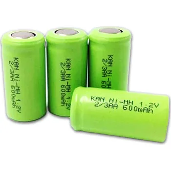 Článková baterie JJJ 2/3AA600 akumulátor Ni-MH 1,2V 600mAh