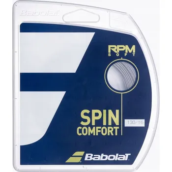 Struna na výplet tenisové rakety Tenisový výplet Babolat RPM Soft Spin 1,25 mm / 12 m šedý