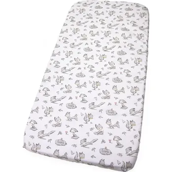 Prostěradlo PROSTĚRADLO DO POSTÝLKY 140x70 cm BAVLNA Kerstin