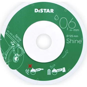 Řezný kotouč Kotouč řezný diamantový DISTAR SHINE 125 mm