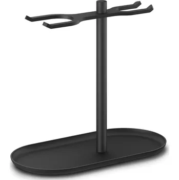 Sada koupelnových doplňků ZACK Stojan na holení nerezový černý Olomo