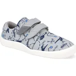 Barefoot dětské plátěnky Beda - Šedá letadla Velikost: 36