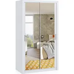 GIB Skříň Nobby SZ120 se zrcadlem Barevné provedení: bílý mat, KONTEJNER do SKŘÍNĚ: BEZ kontejneru