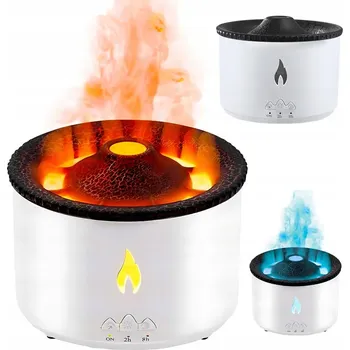 Aroma difuzér DIFUZÉR - VULKÁN - ZVLHČOVAČ VZDUCHU - AROMATERAPIE - DÁLKOVÉ OVLÁDÁNÍ
