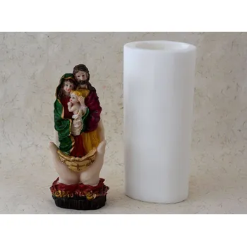 Silikonová forma - Svatá rodina 85 x 70 x 225 mm