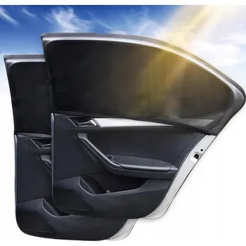 Stínítko do auta Moskytiéra Sluneční clona do auta na okno VELKÁ 2 KS