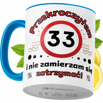 Hrnek Polidraw Hrnek Polidraw Narozeniny33 keramika 330 ml