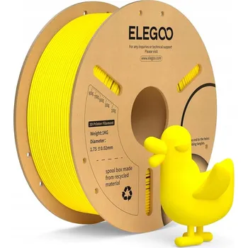 Filament Filament Elegoo PLA Plus PLA+ Žlutý 1kg VYSOKÁ ODOLNOST