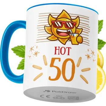 Hrnek Polidraw Hrnek Polidraw Narozeniny50 keramika 330 ml