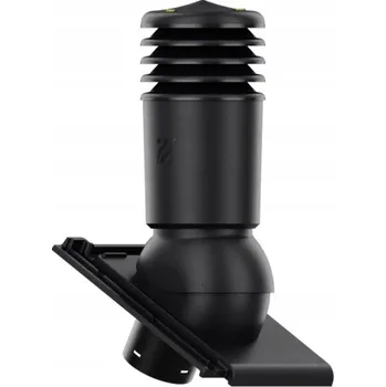 Vrták Větrací komín IZOLOVANÝ HiVent fi150 ROBEN BERGAMO ČERNÁ GLAZURA