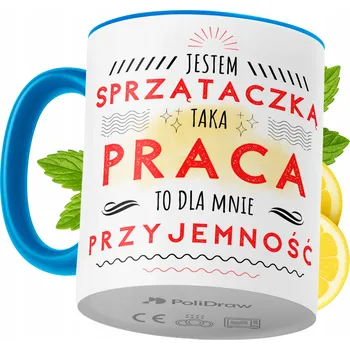 Hrnek Polidraw Hrnek Polidraw Pro Uklízečku jako Dárek, keramický, 330 ml