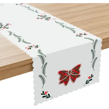 ubrus Vánoční ubrus - běhoun na stůl KOKARDA 38x140 cm Mybesthome