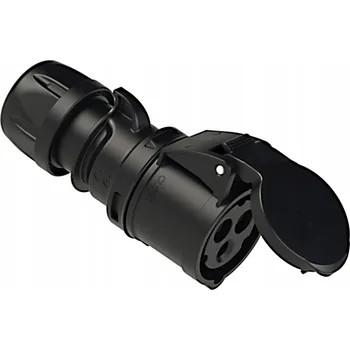 Elektrická zásuvka Hermetická Elektrická Zásuvka Pce černá