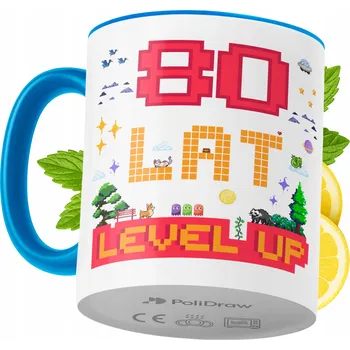 Hrnek Polidraw Hrnek Polidraw Narozeniny80 keramika 330 ml