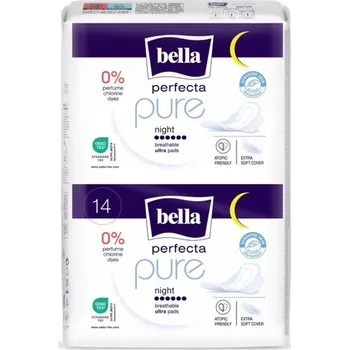 Bella Perfecta Pure Night ultratenké noční menstruační vložky, 14 ks