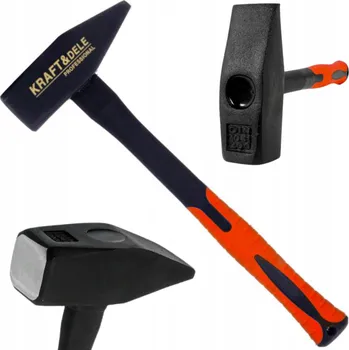 Kladivo Zámečnické kladivo FIBERGLASS 1000g, 33 cm