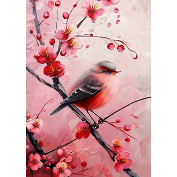 Puzzle ENJOY Puzzle Rubínový pěvec 1000 dílků