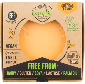 Blok s příchutí cheddaru 250&nbsp;g GREENVIE
