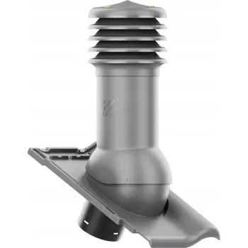 Vrták Větrací komín fi150 HiVent pro střešní tašky KORAMIC ALEGRA 9 ŠEDÁ