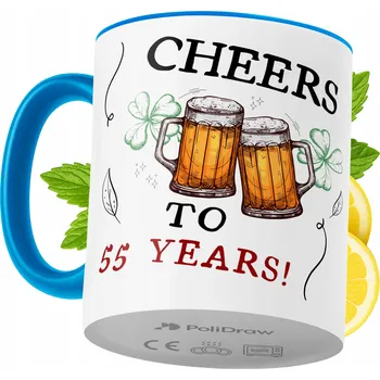 Hrnek Polidraw Hrnek Polidraw Narozeniny55 keramika 330 ml