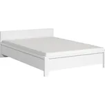 Black Red White KASPIAN postel LOZ/140 bílá/bílý mat BEZ ROŠTU a MATRACE