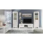 Jurek Obývací stěna Cezar 5 Vyberte odstín: bílá, LED osvětlení: Bez LED osvětlení