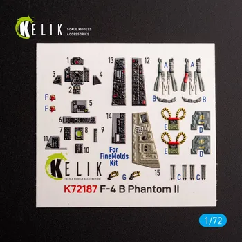 Plastikový model 1/72 F-4B Phantom - interior 3D (FINEM)