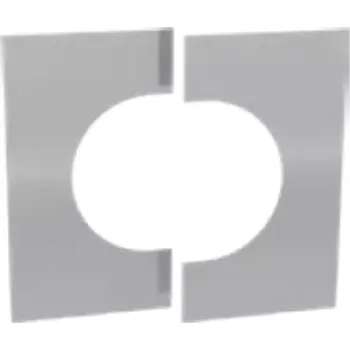 Kouřovod Krycí díl průchodu přes zeď 31 - 45°, prům. 200 mm