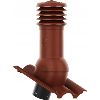 Vrták Větrací komín fi150 HiVent pro střešní tašky BRAAS Řecká kaštanová