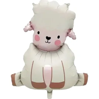 Balónek FÓLIOVÝ BALÓNEK Ovečka 58x75cm Dekorace na NAROZENINY OVCE