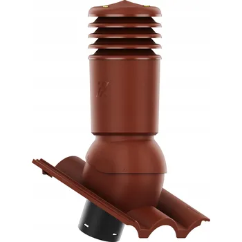 Vrták Větrací komín IZOLOVANÝ HiVent fi150 BRAAS ŘECKÁ KAŠTANOVÁ