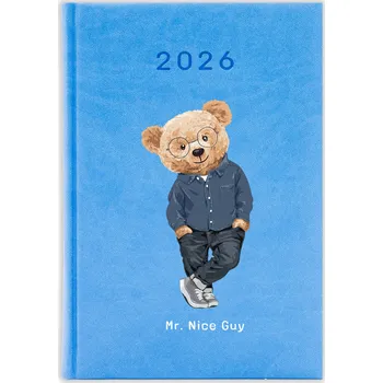 Kalendář Knižkový kalendář 2026 A5 FunnyCase modrý