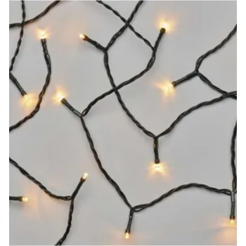 Vánoční dekorace LED vánoční řetěz, 12 m, 120 LED, vnější i vnitřní, vintage, časovač