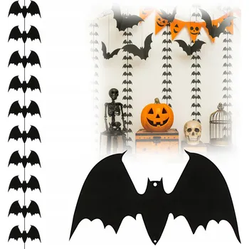 Girlanda černá Korbi netopýr