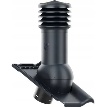 Vrták Větrací komín fi150 HiVent pro střešní tašky KORAMIC ALEGRA 9, ANTRACIT