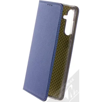 Pouzdro na mobilní telefon 1Mcz Magnet Book flipové pouzdro pro Samsung Galaxy M55, modrá