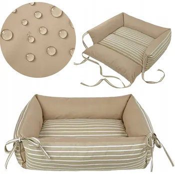 Pelíšek pro psa PELÍŠEK PRO PSA VODĚODOLNÁ SOFA MĚKKÁ KANAPA 40X55 CM S NASTAVENÍM MALÉ