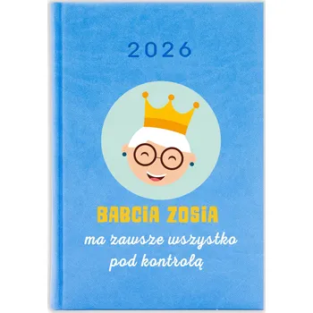 Kalendář Knižkový kalendář 2026 A5 FunnyCase modrý