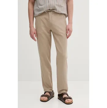 Pánské kalhoty Lněné kalhoty Lindbergh 30.008023 béžová 80X, vel. S